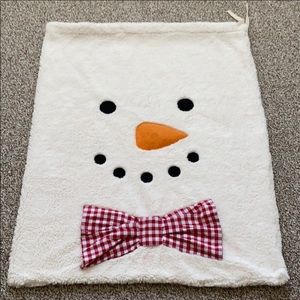 Pottery Barn snowman bag!